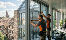 Notre zone d'activité pour ce service Pose signalétique intérieur et extérieur pour professione à